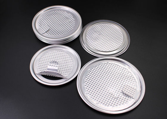 Easy Peel Round  500mm Aluminum Foil Lid For Milk Powder Can