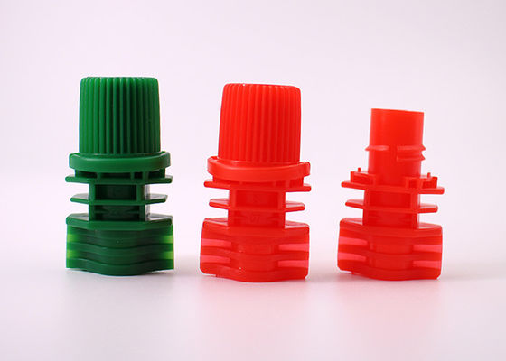 SGS Double Gaps Plastic Spouts For Pouches 8.6mm Inside Diameter