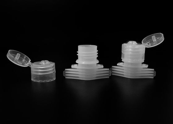 Spout Nozzle Closure 20mm Flip Top Caps for cosmetic pouch