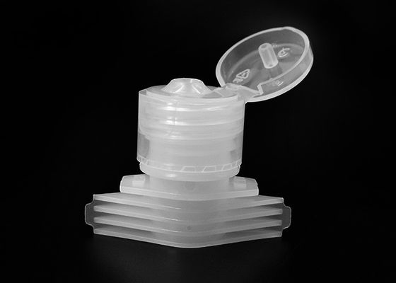 Spout Nozzle Closure 20mm Flip Top Caps for cosmetic pouch