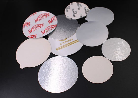 Easy Peel Induction Aluminum Foil Seal Liner With Tabs 0.6mm Thickness