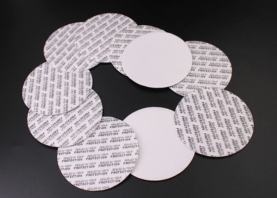 1mm Soft Temper PS Foam Aluminum Foil Lid  For Plastic Bottles